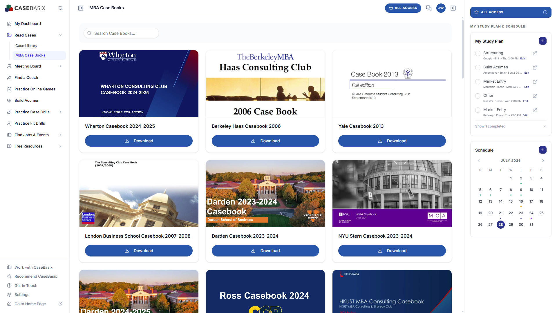 CaseBasix MBA Casebooks